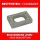Clearance stainless steel manifold flange T25 extra thick