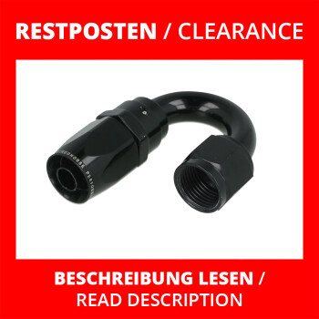 Clearance -08 AN / Dash 8 Hose Connection Fitting Swivel 180 degrees | RHP