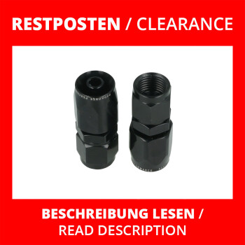 Restposten -06 AN / Dash 6 Schlauchanschluss Fitting gerade | RHP (2 Stück)