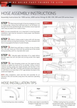Clearance -10 AN / Dash 10 hose connection fitting...
