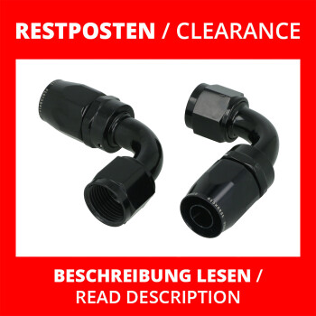 Restposten -10 AN / Dash 10 Schlauchanschluss Fitting drehbar 90grad | RHP (2 Stück)