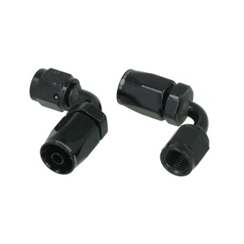 Clearance -04 AN / Dash 4 Hose Connection Fitting 90 degrees | RHP (2 pieces)