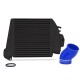 Top-Mount Ladeluftkühler Kit Mishimoto Subaru WRX / 08-14 / schwarzer Kühler / blauer Verbinder | MMTMIC-WRX-08BKBL