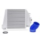 Top-Mount Intercooler Kit Mishimoto Subaru WRX / 08-14 / Silver Intercooler / Blue Silicone | MMTMIC-WRX-08SLBL