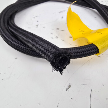 Clearance-Hydraulic Hose Dash 6 - 127cm - Black Nylon