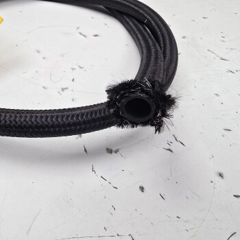 Clearance-Hydraulic Hose Dash 8 - 151cm - Black Nylon