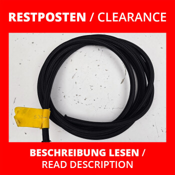 Clearance-Hydraulic Hose Dash 8 - 530cm - Black Nylon