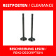Clearance-Supertech BMEVN-1009 exhaust valve, 2 pieces