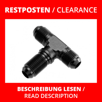 Restposten -16 AN / Dash 16 Spritzwand Adapter T-Stück (an der Seite)