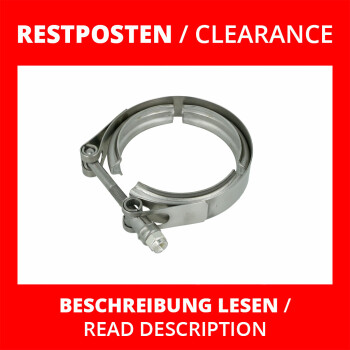 RESTPOSTEN! V-BAND SCHELLE OHNE SCHNELLVERSCHLUSS...