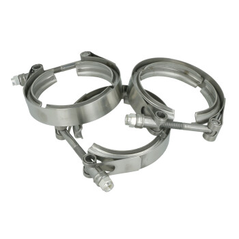 RESTPOSTEN! V-BAND SCHELLE OHNE SCHNELLVERSCHLUSS FÜR 76MM RINGE