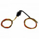 Fuelab Hermetic Fuel Tank Feed Thru 12GA Teflon Wire