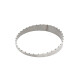 90° Pie Cut with Spigot Male Segment 76mm x 1.5 - Norm 2 - Radius R63 - Angle Segment 15° - Stainless Steel