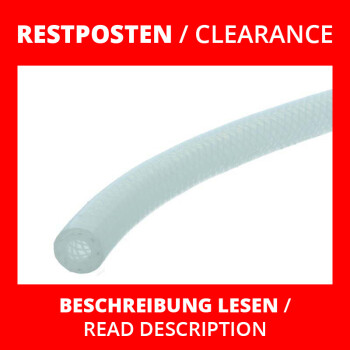 Clearance - 25m Silicone Hose 8mm Reinforced Colorless