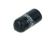 Silikon Verschlusskappe 6,5mm, schwarz