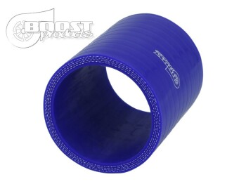 Silicone Coupler 80mm, 75mm Length, Blue