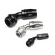 Quick Click Female Hose End -AN - 45°