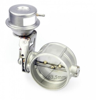 Exhaust Cutout Valve 64mm - Vacuum Controlled - Complete...