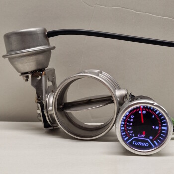 76mm Exhaust Cutout Valve Vacuum Controlled - OPENING
