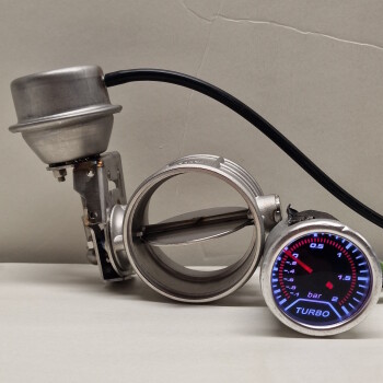 76mm Exhaust Cutout Valve Vacuum Controlled - OPENING