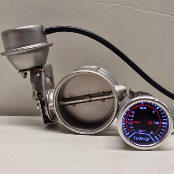 76mm Exhaust Cutout Valve Vacuum Controlled - OPENING