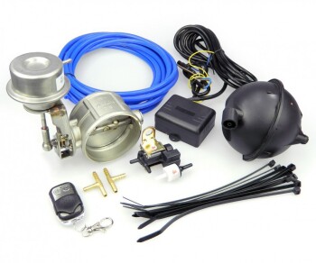 Exhaust Cutout Valve 76mm - Vacuum Controlled - Complete...