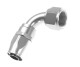 -10 90 degree female aluminum hose end - clear | RHP