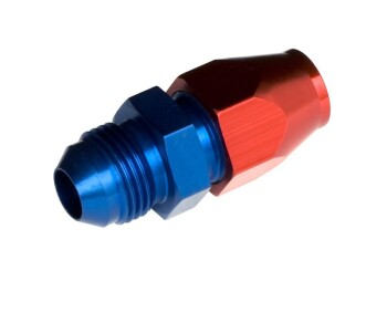 -06 to 3/8" hard line AN aluminum hose end -...