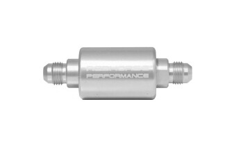-06 inlet -06 outlet AN high flow fuel filter - clear | RHP