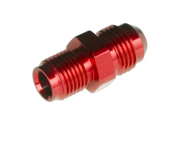 -06 AN male to 1/2-20 fuel pump adapter - red | RHP