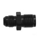 -06 AN male to 5 / 8-18 inverted flare pump / fuel line adapter - black | RHP