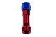 -06 X 7/8-20 Long-style Carburetor Inlet Fittings - red / blue - 2 / pkg | RHP