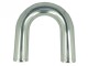 Aluminium elbow 180° with 101mm diameter, Mandrel bent, polished