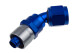 -08 AN 45° Crimp Style Hose End - Blue | RHP