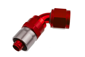 -16 AN 60 Degree Crimp Style Hose End - Red | RHP