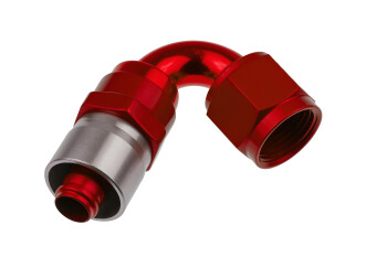 -06 AN 120° Crimp Style Hose End - Red | RHP