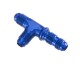 -03 male AN / JIC bulkhead adapter on the run - blue | RHP