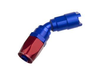 -06 to 3/8" SAE quick disconnect female 45deg - Red...