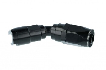 -06 to 3/8" SAE quick disconnect female 45deg - black | RHP