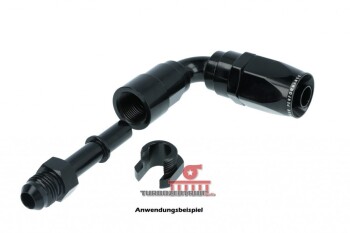 -08 AN / Dash 8 Schlauchanschluss Fitting 90grad für 9,5mm Schnellverschluss | RHP