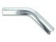 Aluminium elbow 45° with 101mm diameter, Mandrel bent, polished