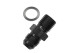 -06 male AN / JIC flare to M10x1.0 inverted adapter - black | RHP