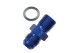 -10 male AN / JIC flare to M16x1.5 inverted adapter - blue | RHP