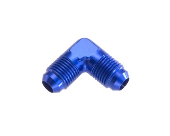 -03 male 90 degree AN / JIC flare adapter - blue | RHP