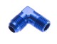 -06 90° male adapter to -08 (1/2") NPT male - blue | RHP