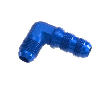 -03 90 degree male AN / JIC bulkhead adapter - blue | RHP