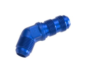 -03 male AN / JIC bulkhead adapters 45° - blue | RHP