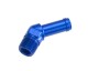 -04 (1/4") OD hose nipple to -02 (1/8") NPT male - 45 degree- blue | RHP