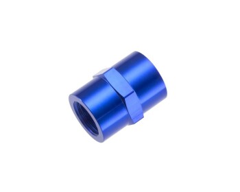 -02 (1/8&quot;) NPT female pipe coupler - blue | RHP