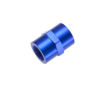 -02 (1/8") NPT female pipe coupler - blue | RHP